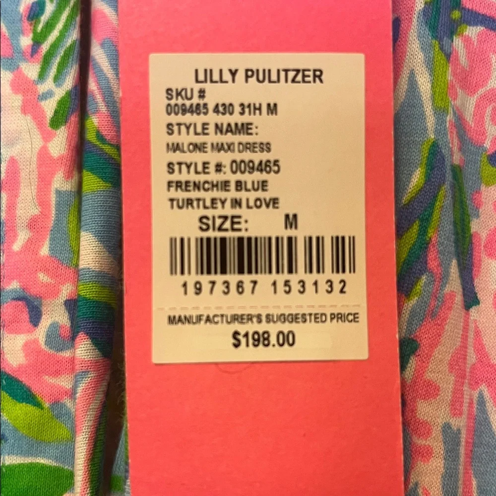 Lilly Pulitzer Vibrant Pink and Blue Dress - Picture 3 of 4